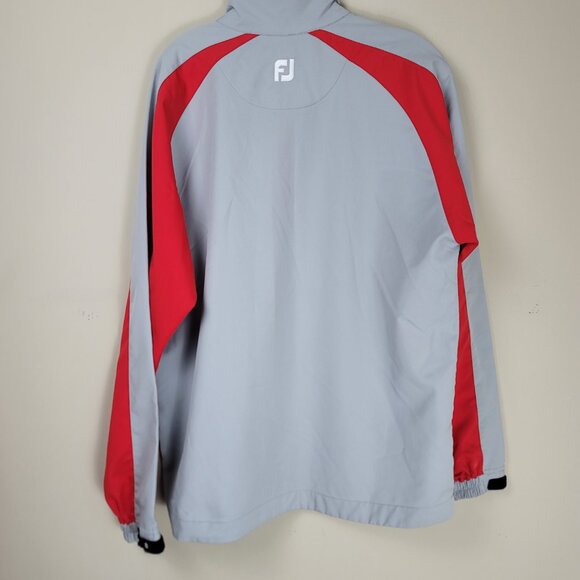 FootJoy Golf Quarter-Zip Pullover Jacket Windbreaker Men's XL - Picture 4 of 12